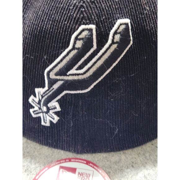 San‎ Antonio Spurs Snapback Corduroy New Era 59Fifty Hat Cap - Picture 2 of 11